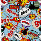 Pop Art Patterned Digital Printed Fabric